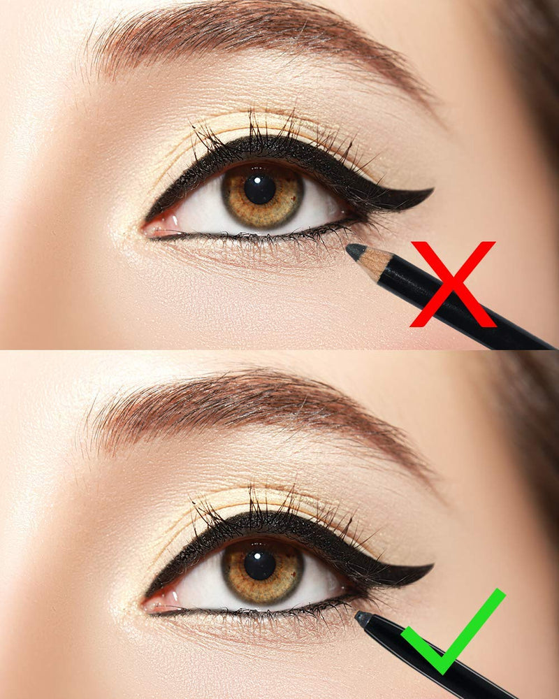 VASANTI Kajal Waterline Eyeliner Pencil - Long-lasting, Waterproof, Smudge-proof, Safe for Sensitive Eyes, Waterline Eye Liner - Opthalmologist Approved and Tested (Ice Blue) Vasanti Cosmetics