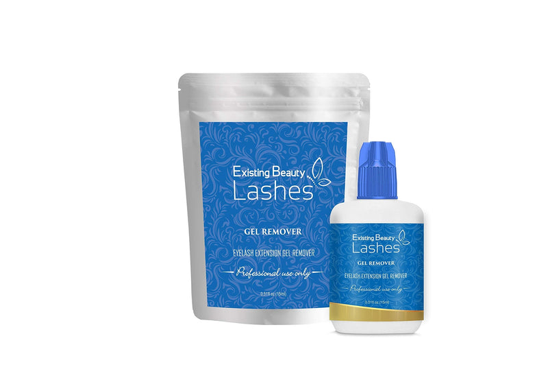 Eyelash Extension Remover and Lash Remover for Lash Extensions - Eyelash Glue Remover Dissolves Eyelash Extension Glue by Existing Beauty Lashes 15 ml Existing Beauty