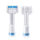Triple Bristle Replacement Brush Head Refills | Innovative 3 Head Design | Compatible with Triple Bristle Brand Sonic Toothbrush | Color Changing Indicator Bristles | 2 Pack (Blue) Triple Bristle