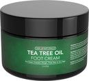USA Naturals Tea Tree Oil Foot Cream - Foot Moisturizer and Foot Lotion for Dry Cracked Feet, Athletes Foot Treatment For Healthy Feet - Rapid Relief Heel Balm, Soothes Irritated Skin. USA Naturals