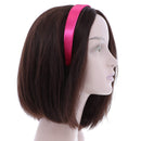 Hot Pink 1 Inch Satin Hard Headband Motique Accessories