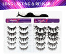Arishine 3D 5D Magnetic Eyelashes Kit Magnetic Eyeliner For Use with Magnetic False Lashes Natural Look-No Glue Needed Arishine