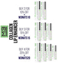 M3 Naturals Collagen Lip Plumper Clinically Proven Natural Lip Enhancer for Fuller Softer Lips Increased Elasticity Reduce Fine Lines Hydrating Plump Gloss Lipstick Primer 4 ml (Green) M3 Naturals