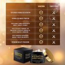 Premium Keratin Hair Mask - Professional Treatment for Hair Repair, Nourishment & Beauty - Hair Mask - Vitamin Complex for All Hair Types - with Omega 3, 9, Vitamin E - Protein Nourishment Mask SUNATORIA