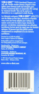 Stim-U-Dent Thin, The Un-Plastic Plaque Removers, Mint Flavored, 160 Count Box (Pack of 6) Stim-U-Dent