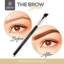 Parallel Products - The BROW Brush - (2 Pack) Premium Angled Eyebrow Brush for powder, cream, gel and wax PARALLEL PRODUCTS