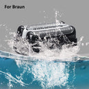 Replacement Shaver Foil&Cutter Set for Braun For Braun Series 3 32S 320S-4 330S-4 340S-4 350CC-4 Silver USonline911