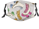 Comfortable Printed mask,Roller Skates Windproof Facial decorations for man and woman. ETHAICO