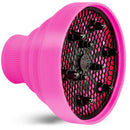 Universal Collapsible Hair Dryer Diffuser Attachment- Salon Grade tool ,Lightweight Foldable Portable Travel Folding Design Fit Most of blow Dryers-PinkPink WAJIAYON
