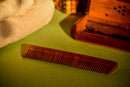 SVATV HANDCRAFTED ROSEWOOD COMB FOR DETANGLING HAIR FOR THICK, CURLY AND WAVY HAIR, NON-STATIC AND ECO-FRIENDLY WITH WIDE TOOTH FOR GROOMING HAIR COMB FOR MEN & WOMEN - (S-42) SVATV