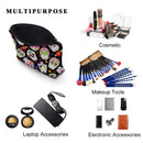 Cosmetic Bag MRSP Makeup bags for women,Small makeup pouch Travel bags for toiletries waterproof Dead Sugar Skull (particular 51711) MRSP