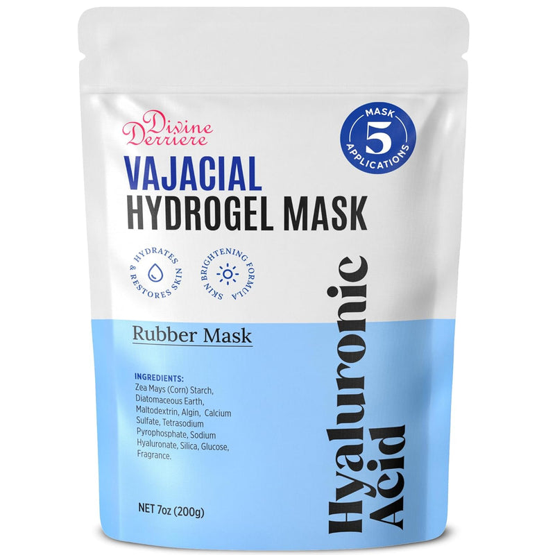 Divine Derriere Hydrogel Vajacial Mask - Premium Modeling Rubber Mask with Hyaluronic Acid, Deeply Purifying & Super Hydrating Hydro-jelly Sheet Masks, Complete Peel-Off Jelly Mask Powder Kit Infinity Warehouse