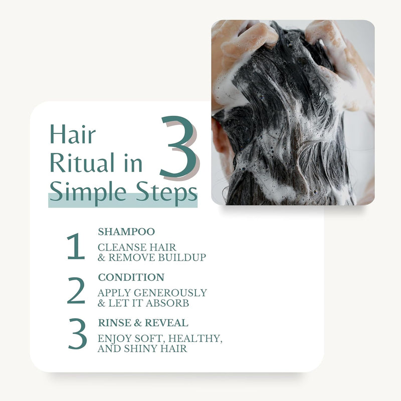 Rosemary Oil Shampoo & Conditioner Set with Biotin for Thinning Hair & Anti-Hair Loss, Strengthening Botanical Formula, Women & Men, Sulfate-Free, Organic, 16 fl oz Each Infinity Warehouse