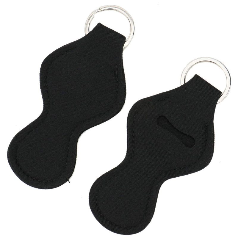 4 Pieces Lip Balm Holder Keychain Lipstick Keychain Chapstick Holder Keychains Lipstick Holder Chapstick Key Chain Holders for Men and Women Gadget Beyond