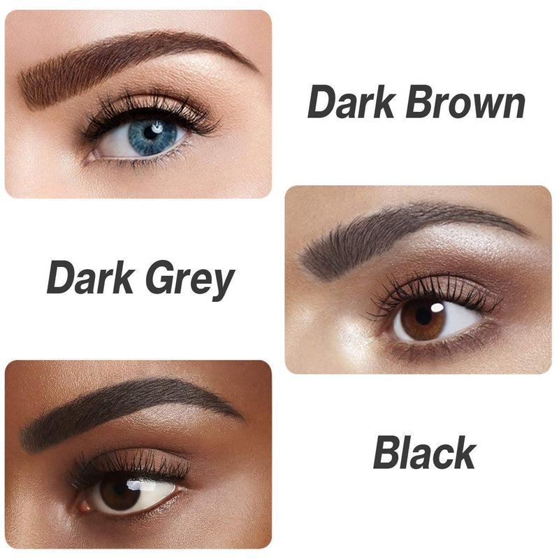 Eyebrow Tattoo Pen - iMethod Upgrade Microblading Eyebrow Pen, Eyebrow Makeup, Long Lasting, Waterproof and Smudge-proof, Dark Brown iMethod Store