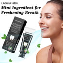Activated Charcoal & Coconut Oil Teeth Whitening Toothpaste, 100% Natural Charcoal Toothpaste for Whitening Teeth, Removing Stains, Mint Flavor Freshen Breath, No Fluoride, No Triclosan, No Peroxide Lagunamoon