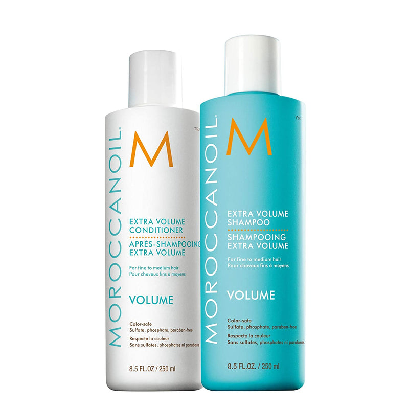 Moroccanoil Extra Volume Shampoo and Conditioner martinandmark.com
