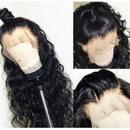 BINF Hair 18 Inch Loose Deep Wave Lace Front Human Hair Wig for Black Women Brazilian Virgin Hair Loose Deep Wave Wig Pre Plucked with Baby Hair Wet and Wavy 13x4 Lace Wig 150% Density Natural Color BINF Store