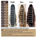 Benehair Rooted Tape in Hair Extensions Human Hair Platinum Blonde Skin Weft 18 inches Long Straight Remy Hair Double Sided Invisible Tape ins for Women 20pcs 50g （18"
