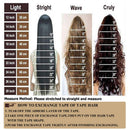 Tape in Human Hair Extensions Highlighted Brown Blonde 20pcs 30g 12 inch Long Remy Hair Seamless Double Sided Tape on Rooted Skin Weft for Women 12inch Medium Brown & Dark Blonde Benehair