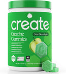 Create Creatine Monohydrate Gummies for Men & Women, Boost Focus, Strength, and Endurance, Anti-Melting Formula, Vegan, Gluten-Free, Non-GMO, 1.5g of Creatine per Gummy (Orange) Infinity Warehouse
