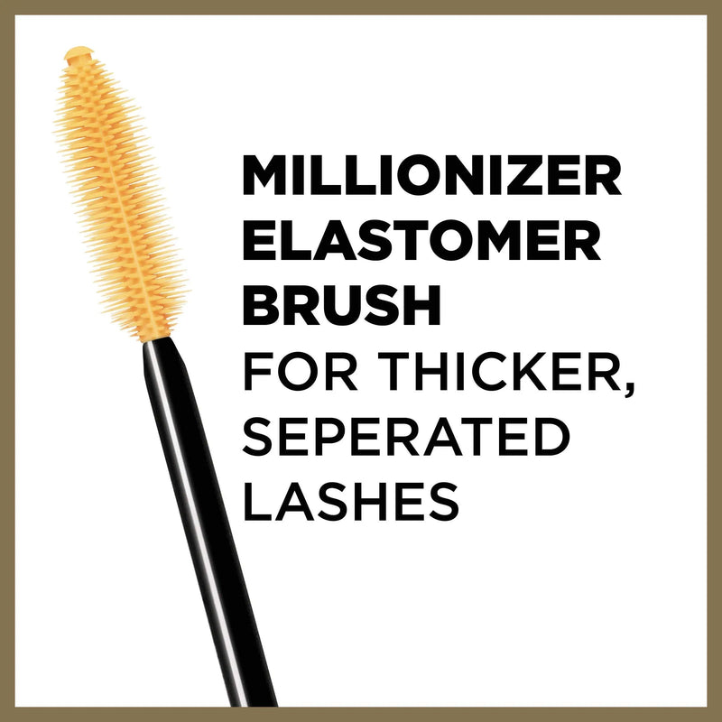 L'Oreal Paris Makeup Voluminous Million Lashes Mascara, Black, 1 Tube L'Oreal Paris