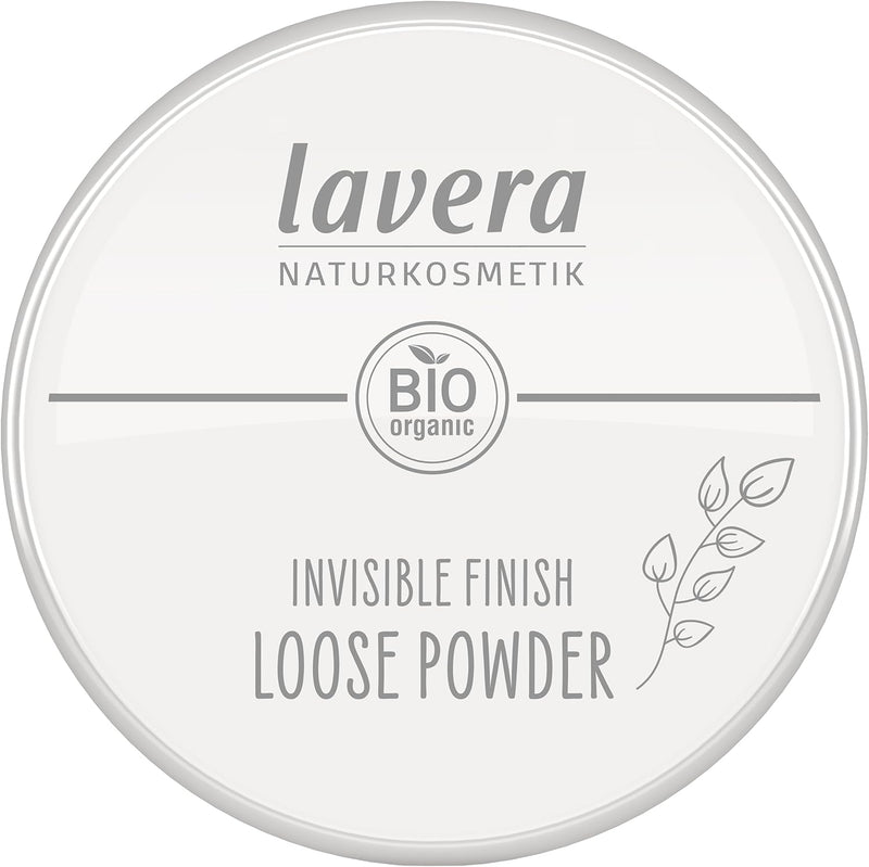 lavera Invisible Finish Loose Powder - Long Lasting Setting Powder - Sets Make Up & Provides Matte Finish - Transparent Face Powder - PETA Certified - Vegan - Made in Germany - 0.4 Oz Infinity Warehouse