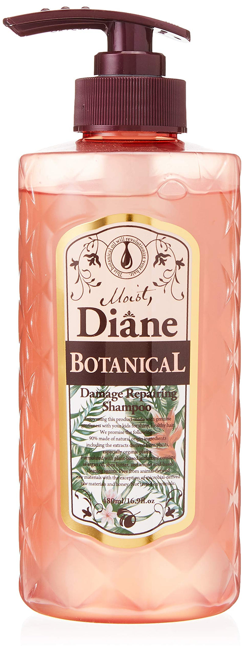 Moist Diane Botanical Damage Repairing Shampoofor Unisex 16.9 oz. Moist Diane