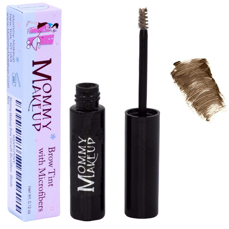 Mommy Makeup Brow Tint with Microfibers. Eyebrow Makeup - Long Lasting Eyebrow Gel. Clump-Free, Paraben-free, Talc-free, Made in USA. PETA Certified No Animal Testing - Fawn Mommy Makeup