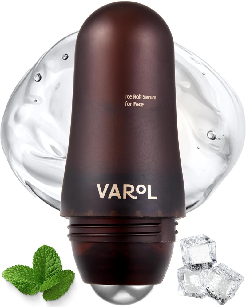 Ice Roll Serum | Cooling & Hydrating Roll-On Serum for Face, Puffy Eyes, Tannin & Panthenol for Pore Minimizing, Soothing, Facial Roller for Depuffing, Under Eye Bag Treatment | Korean Skin Care Infinity Warehouse