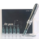 Dr. Pen Ultima M8 Professional Microneedling Pen - Wireless Derma Auto Pen - Best Skin Care Tool Kit for Face and Body - 5 Cartridges (2pcs 16pin + 3pcs 36pin) New Body Life