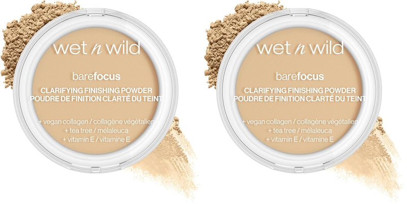 wet n wild Bare Focus Clarifying Finishing Powder | Matte | Pressed Setting Powder Translucent Infinity Warehouse