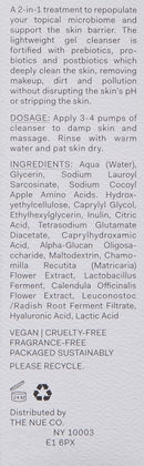 The Nue Co. - BARRIER CULTURE CLEANSER - Soothing Prebiotic + Probiotic Skincare Cleanser For All Skin Types With Patented Technology - Anti-Pollution - Apple Amino Acids, Calendula + Chamomile - Vegan, Fragrance-Free, Non-Toxic - 120ml The Nue Co