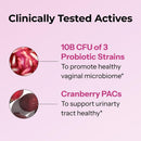 HUM Private Party Vaginal Probiotics for Women, pH Balance and Urinary Tract Support Vaginal Probiotic Supplement with Cranberry & Lactobacillus Blend, Women's Health Cranberry Pills, 30 Capsules Infinity Warehouse