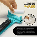 Bearback Lotion Applicator for Back & Body. Premium Quality Long Handled Folding Lotion Roller. American Owned Small Business (Teal) bearback Store