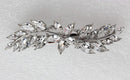 Faship Gorgeous Clear Rhinestone Crystal Small Flower Barrette Clip Faship
