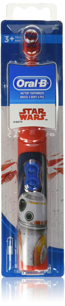 Oral-B Kids Battery Power Electric Toothbrush Featuring Disney's STAR WARS for Children and Toddlers age 3+, Soft (Characters May Vary) Oral-B