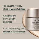 M. Asam Resveratrol Premium Lifting Cream (1.69 fl oz) - Anti-Aging Face Moisturiser, Resveratrol Day and Night Cream, Hydrating Skin Care with Peptides, Vegan Face Cream Infinity Warehouse