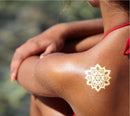 Terra Tattoos White Henna Temporary Tattoos 75+ Mandala Tattoos Flowers, Mandalas, Elephants & more! Waterproof Nontoxic Long Lasting Perfect for Beach, Festivals, & Parties Terra Tattoos