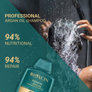 Keratin Shampoo and Argan Oil Shampoo Bond Repair Anti-Hair Loss and Growth Care Sulfate Free Biotin Hair Care Strengthening and Nourishing Formula for Dry, Damaged, Gray or Dyed Hair 300 ml x 3 Infinity Warehouse