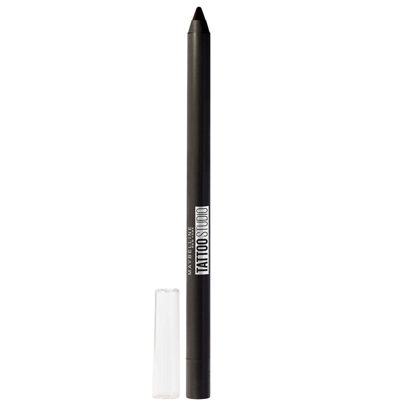 Maybelline TattooStudio Sharpenable Gel Pencil Waterproof Longwear Eyeliner, Deep Onyx, 0.04 oz. Maybelline New York
