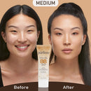 purlisse Perfect Glow BB Cream SPF 30: Clean & Cruelty-Free, Medium Flawless Coverage, Hydrates with Jasmine | Medium 1.4oz pūrlisse