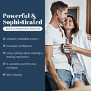 Aeshory Pheromone Perfume for Men - 2 Pcs Roll-On Pheromone Cologne, Long-Lasting Scents Attraction Pheromone Infused Essential Oil Perfume for Men Infinity Warehouse