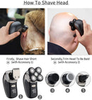 Tiklean Electric Razor for Men Head Shaver for Bald Men Grooming Kit Wet Dry Rotary Shavers Nose Hair Beard Trimmer Clippers Facial Cleansing Brush Cordless Waterproof USB Charging Rechargeable TIKLEAN