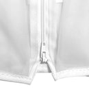 Betty Dain Makeup Protector Hood, Protects Hair and Make Up While Getting Dressed, Nylon Chiffon, Light and Airy, Triple Protection, Zipper closure, Machine Washable, White Betty Dain