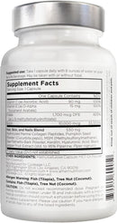 Amen Biotin Collagen Vitamins+ 10,000 mcg Biotin Supplement - Hydrolyzed Collagen, Vitamins C & E, Folate, Hyaluronic Acid, Keratin, MSM, Saw Palmetto - 3-Month Supply - Non-GMO - 90 Capsules Infinity Warehouse