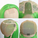 Maycaur Lace Front Wigs Long Straight Hair 22 Inch Lime Green Color Wigs for Fashion Women Synthetic Lace Front Wigs with Natural Hairline Maycaur Store