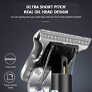 Hair Clippers, YOGINGO Pro Li Outliner Trimmer Cordless Rechargeable Grooming T-Blade Close Cutting Trimmer for Men Titanium & Ceramic Blades Baldhead Shaver Barbershop Professional (silver) YOGINGO Store