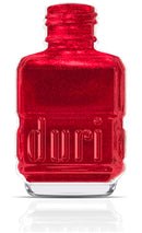 duri Nail Polish, 629 Strawberry Feeling, Red Metallic Shimmer, Semi Sheer, Glossy Finish, Fast Drying, Easy to Apply, 0.5 Fl Oz duri