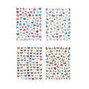 10 Sheets Butterfly Nail Stickers, Self-Adhesive Beautiful Butterfly Nail Art Sticker Decals Manicure Nail Tip Decoration Conpru